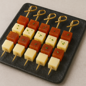 Manchego-Quince-Skewers
